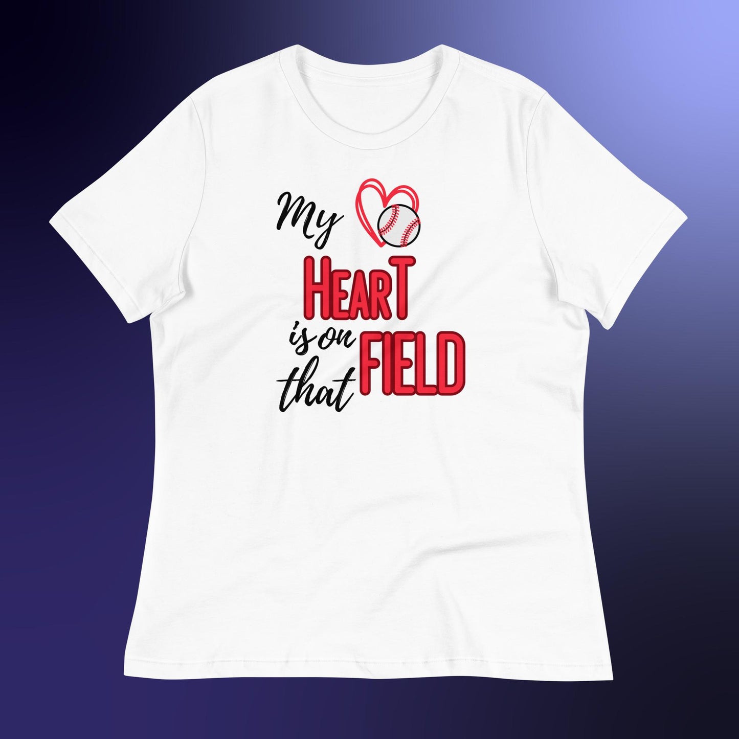 Heart on the Field Baseball T-Shirt